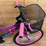 Bicicleta Wendy Aro 24 18M Feminina com Cesta Violeta com Rosa