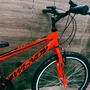 Bicicleta Wendy Aro 24 18M Rebaixado Laranja Neon