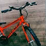 Bicicleta Wendy Aro 24 18M Rebaixado Laranja Neon