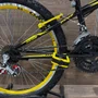Bicicleta Wendy Aro 24 18M Rebaixado Preto com Amarelo