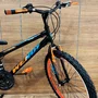 Bicicleta Wendy Aro 24 18M Rebaixado Preto com Laranja