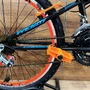 Bicicleta Wendy Aro 24 18M Rebaixado Preto com Laranja