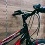 Bicicleta Wendy Aro 24 18M Rebaixado Preto com Vermelho