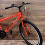Bicicleta Wendy Aro 26 18 Marchas Rebaixado Laranja Neon