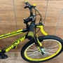 Bicicleta Wendy Aro 26 18 Marchas Rebaixado Preto com Amarelo