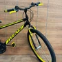 Bicicleta Wendy Aro 26 18 Marchas Rebaixado Preto com Amarelo