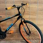 Bicicleta Wendy Aro 26 18 Marchas Rebaixado Preto com Laranja