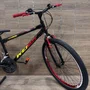 Bicicleta Wendy Aro 26 18 Marchas Rebaixado Preto com Vermelho