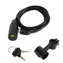 Cadeado Chave Fino com Suporte e 2 chaves 6mmx1000mm]
