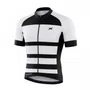 Camisa Ciclismo Mattos Racing Summit Branco com Preto Tam GG