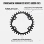 Engrenagem Shimano 32 Dentes Cues U6000 Bcd96 9/10/11