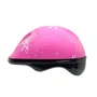 Kit Proteção Infantil Capacete Joelheira Cotoveleira Rosa