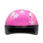 Kit Proteção Infantil Capacete Joelheira Cotoveleira Rosa