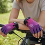 Luva Ciclista Absolute Outfit Gel Mia Roxo Tam M
