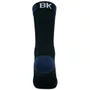 Meia Ciclismo Fabrica De Meias FMCL013 Bk Preto Com Azul Tam 34/39