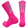 Meia Ciclismo Fabrica De Meias FMCL043 Refletiva Rosa Neon Tam 34/39