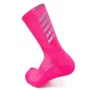 Meia Ciclismo Fabrica De Meias FMCL043 Refletiva Rosa Neon Tam 34/39