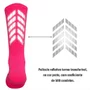 Meia Ciclismo Fabrica De Meias FMCL043 Refletiva Rosa Neon Tam 34/39