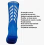 Meia Ciclismo Fabrica De Meias FMCL045 Refletiva Azul Tam 34/38