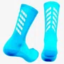 Meia Ciclismo Fabrica De Meias FMCL055 Refletiva Azul Bebe TAM 34/39