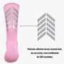 Meia Ciclismo Fabrica De Meias FMCL056 Refletiva Rosa Bebe Tam 34/39