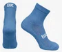 Meia Ciclismo Fabrica De Meias FMCL105 Bk Azul Claro Tam 34/39