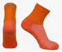 Meia Ciclismo Fabrica De Meias FMCL139 Bk Laranja Tam 34/39