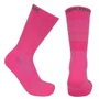 Meia Ciclismo Fabrica De Meias FMCL142 Bk Rosa Neon Tam 34/39
