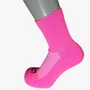 Meia Ciclismo Fabrica De Meias FMCL142 Bk Rosa Neon Tam 34/39