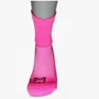 Meia Ciclismo Fabrica De Meias FMCL142 Bk Rosa Neon Tam 34/39