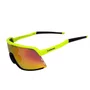 Oculos Ciclismo Elleven QX559 UV400 Amarelo e Lente Fumê