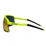 Oculos Ciclismo Elleven QX559 UV400 Amarelo e Lente Fumê